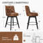 Tabouret de comptoir pivotant 26,7 po Arleine-1085381689
