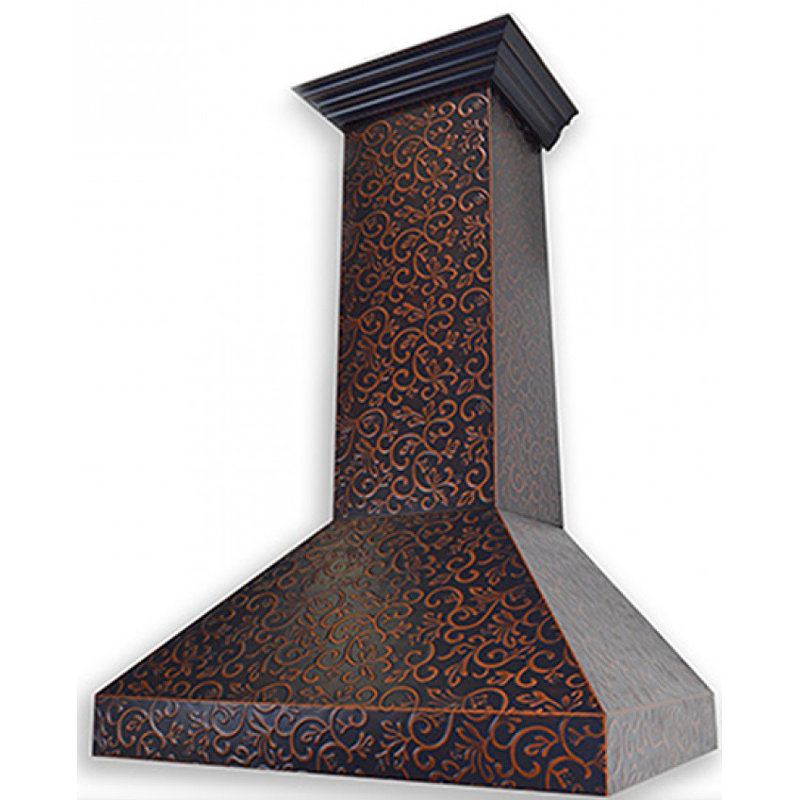 30" 400 CFM Convertible Wall Mount Range Hood, Oil-Rubbed Bronze, 36" W