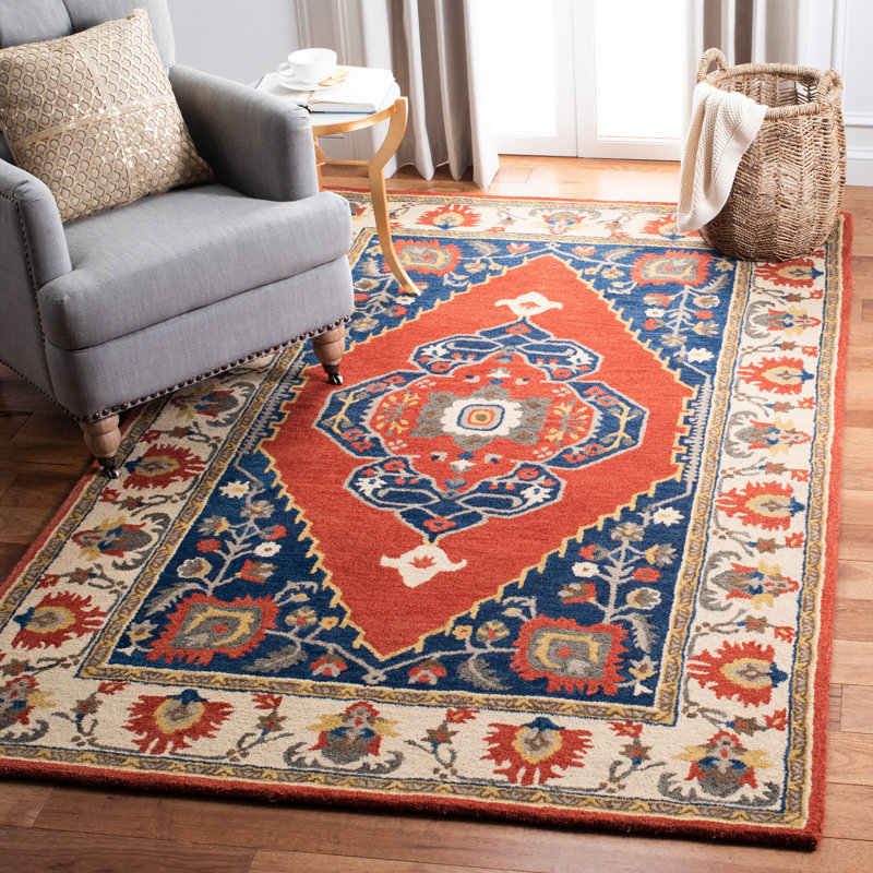 Antiquity Hand Tufted Wool Oriental Rug, Rectangle 4' x 6'