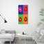 Colourful Lips - Wrapped Canvas Print