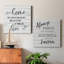 Home Love - Ensemble de 2 reproductions sur toiles tendues-1283030033