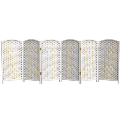 Short Diamond Weave Folding Screen