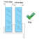 Sliding Shower Door Bottom Guide, 1/2 in. Channels, Plastic Construction (Single Pack)