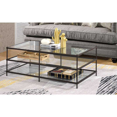 Anne Glass Top Coffee Table