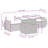  Garden Sofa Set Grey-272877463