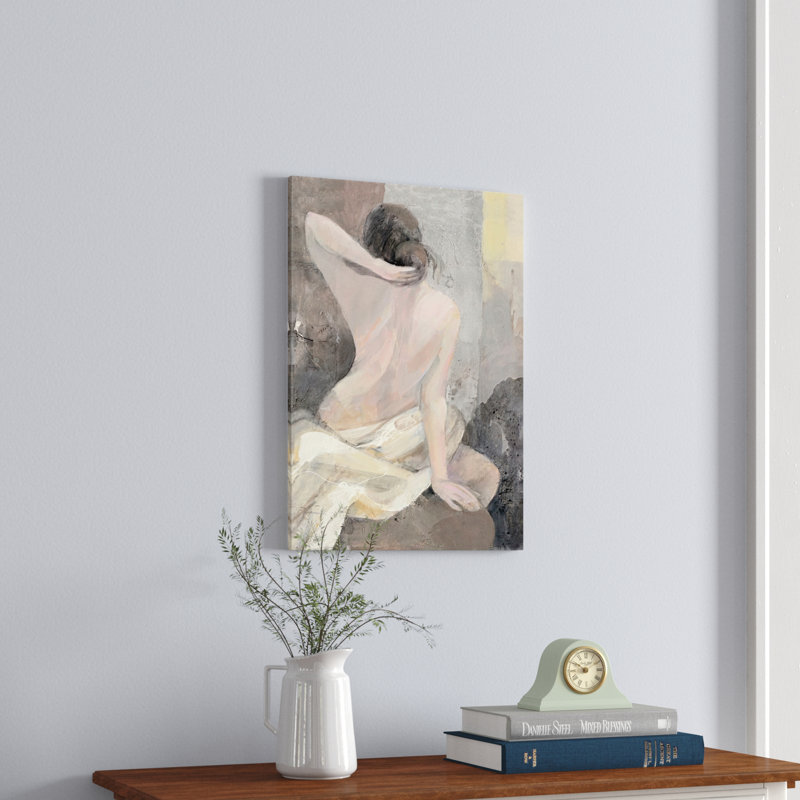 Après le bain I, reproduction d'art sur toile tendue, H 26 po x l 18 po x P 1,5 po, Toile tendue