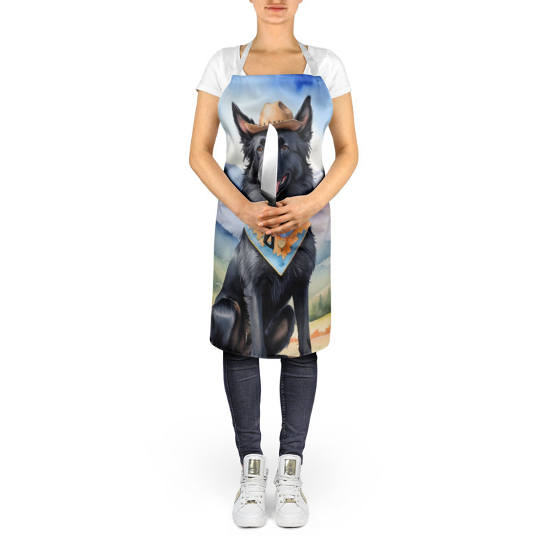 No Pattern Bib Apron