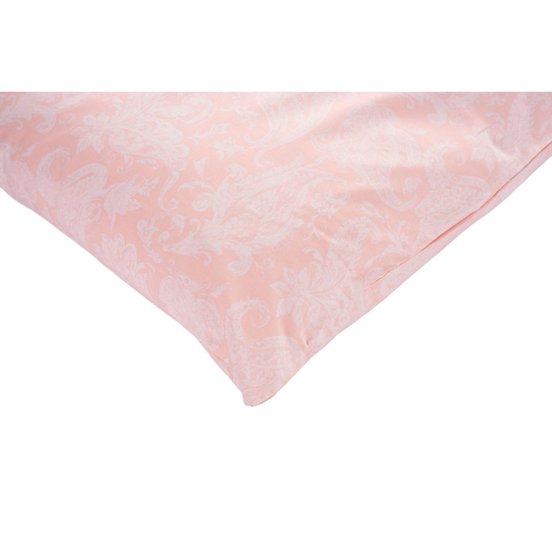 Super King Quilt Cover Set, 100% Cotton Ranforce, Pink | Includes 2 Pillowcases (19.7 x 31.5 in), Duvet Cover (102.4 x 86.6 in) | Pigment Printed, Machine Washable, Button Closure | Soft & Durable Bedding for Luxurious Sleep