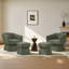 Fauteuil d'appoint pivotant à 360 ° avec repose-pieds Comfy-130133099