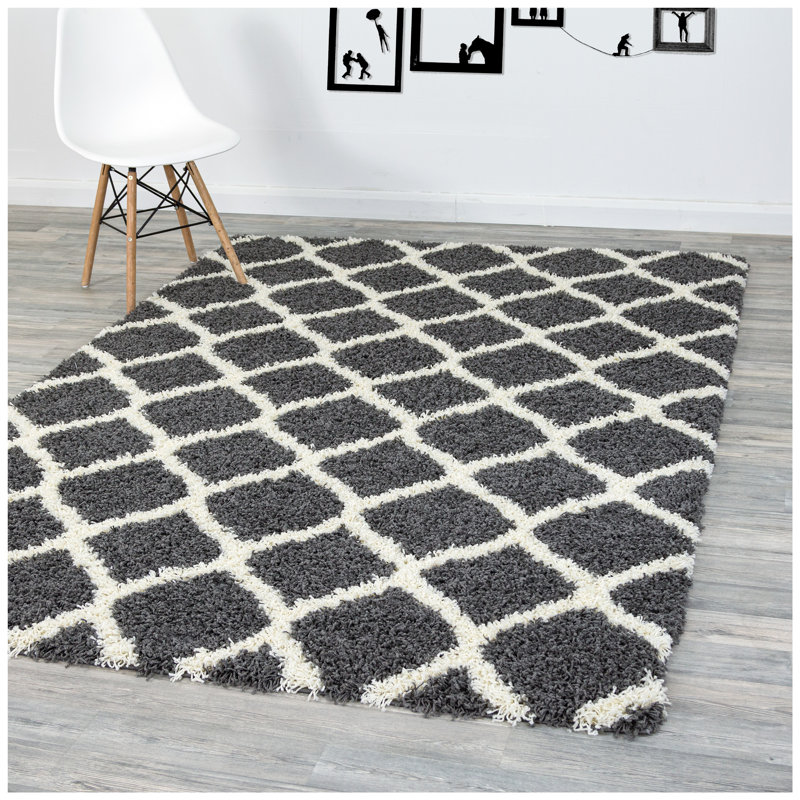 Tanglewood Geometric Shag Area Rug, Rectangle 160 x 230cm