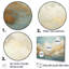 «Beige Gold Minimalisme Clouds III», ensemble d'art sur toile-107734008-107734010