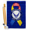 Ensemble de drapeaux en mélange de polyester 40 x 28 po à 2 côtés