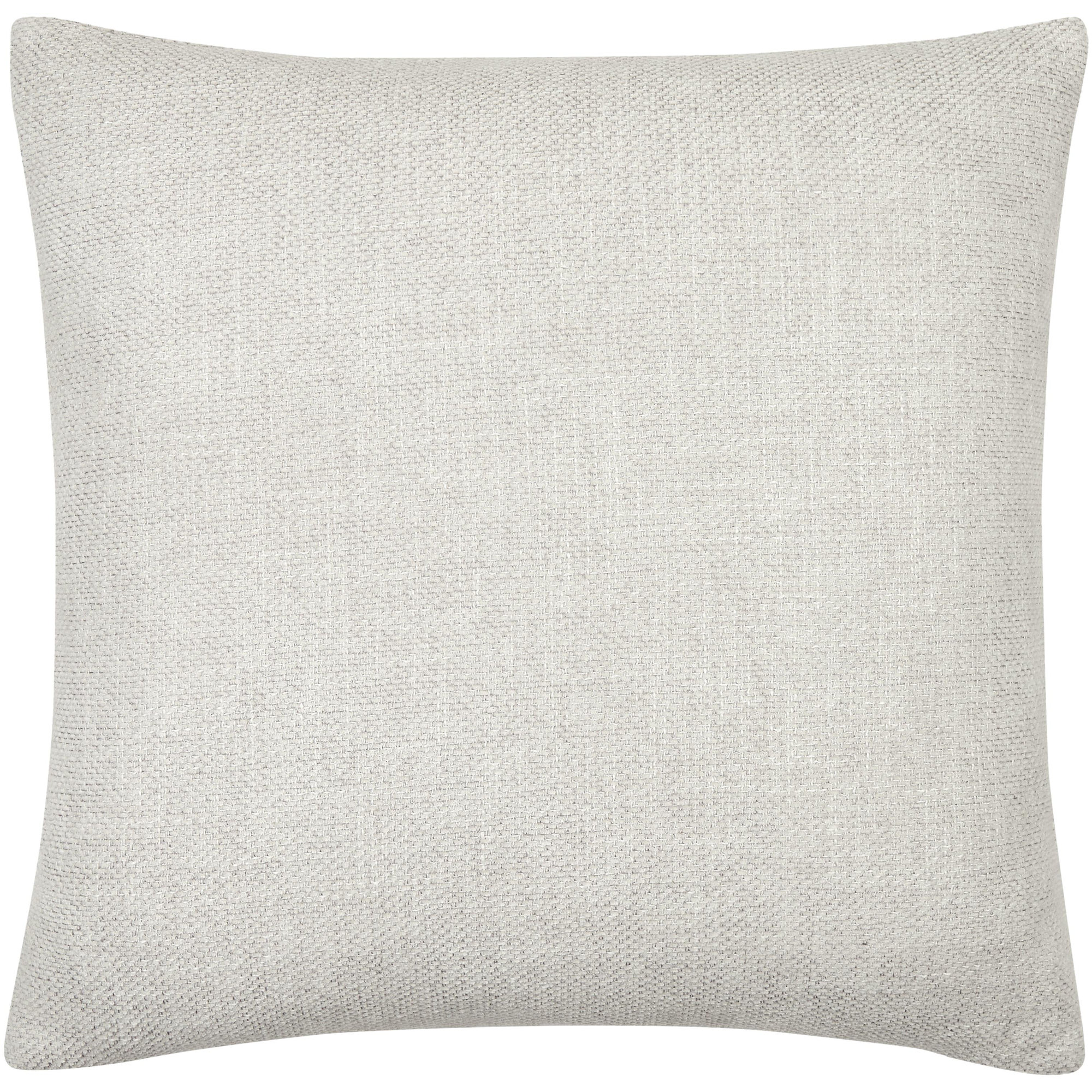 Kamaili Pillow Cover, Cream, 18"H x 18"W, Pillow Cover Only - No Insert