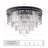 18 - Light 27.5" Lucent Flush Mount Chandelier-1347061870