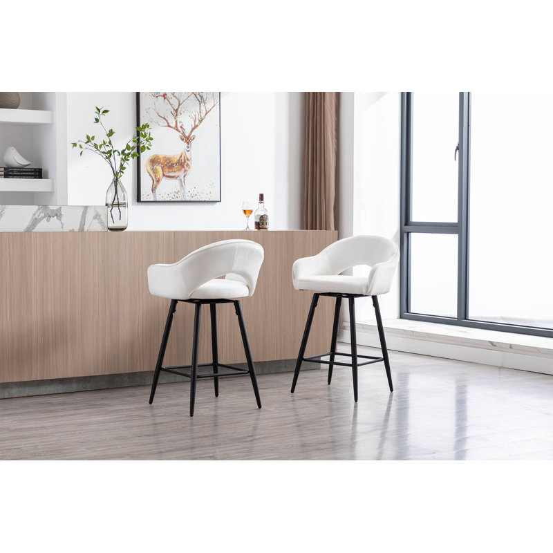 Tabouret de comptoir pivotant 27 po