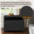 29.9" W Wood Nightstand With Two Drawers-1852939186
