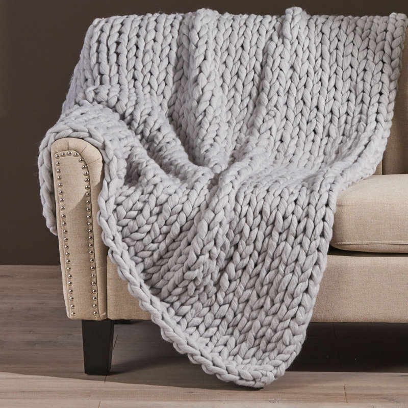 THROW BLANKETS, Silver