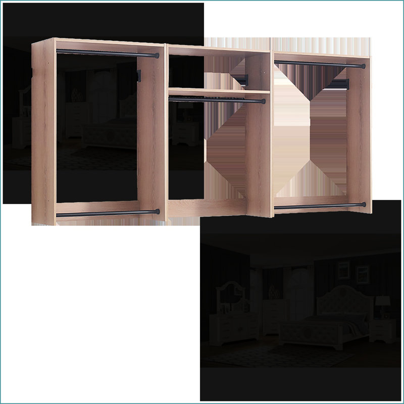 Systèmes de placard: placard mural modulaire en bois de chêne Devi | Chêne | Bois