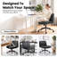 Chaise de bureau en cuir Keyri Criss Cross-124213124-124213127-122533105
