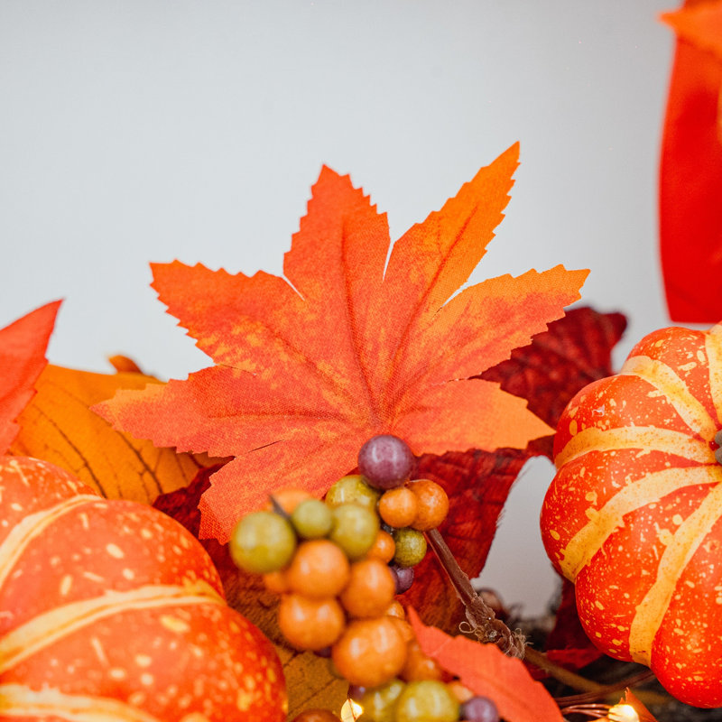 PUMPKIN ORCHARD 183cm Faux Garland