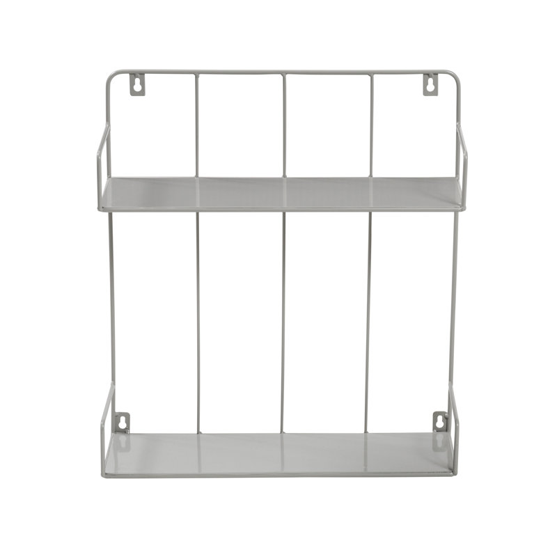 2 Piece Metal Floating Shelf