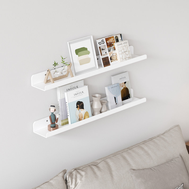 Floating Shelf, 1.89cm H x 24.02cm W x 3.74cm  D