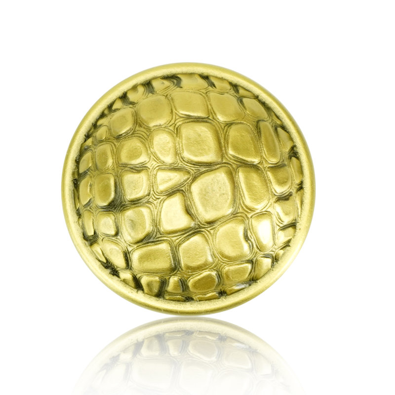 ALLIGATOR KNOB FLORENTINE, Gold
