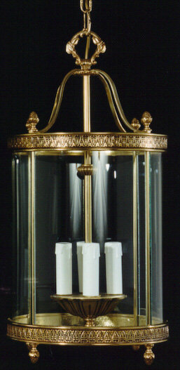 Bang 4 - Light Lantern Pendant, French Gold