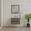 Ensemble de meuble-lavabo mural simple 30 po Arjina-1072322608