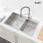 Évier de cuisine à double cuve en acier inoxydable 32 "L Overmount-132441576