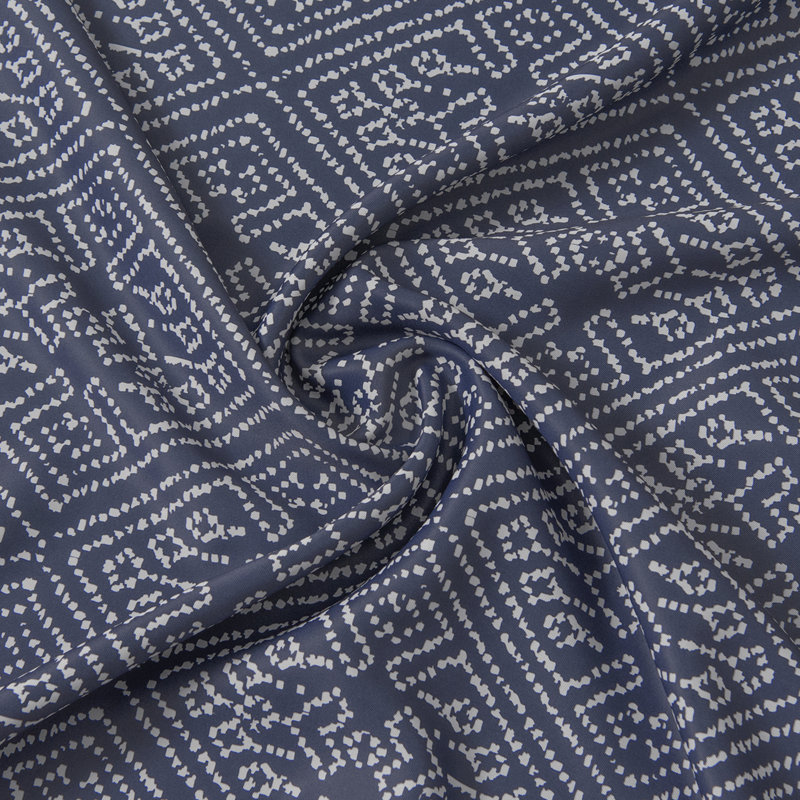 Paire de rideaux occultant avec passe-tringle Deshaun, Indigo