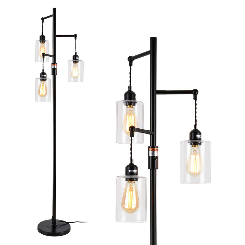 Powelton 64.21'' Tree Floor Lamp