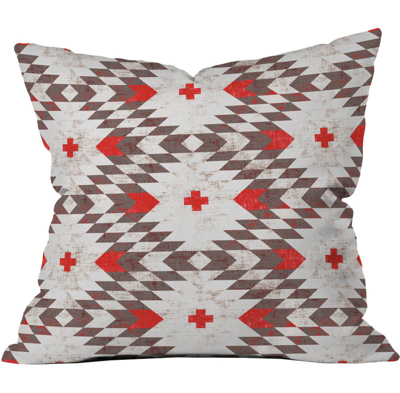 Native Rustic Outdoor Square Pillow Cover & Insert, 18" x 18"