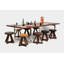 X Leather Accent Stool-18015243-35227824