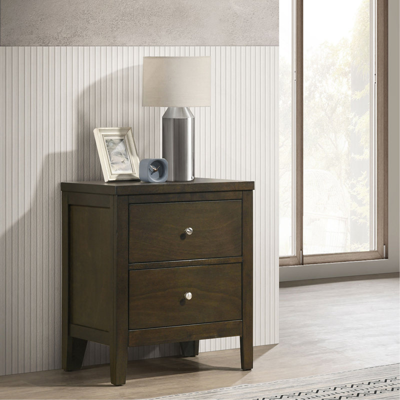 Table de chevet 2 tiroirs Clement