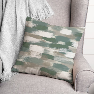 Abstract Outdoor Reversible Throw Pillow