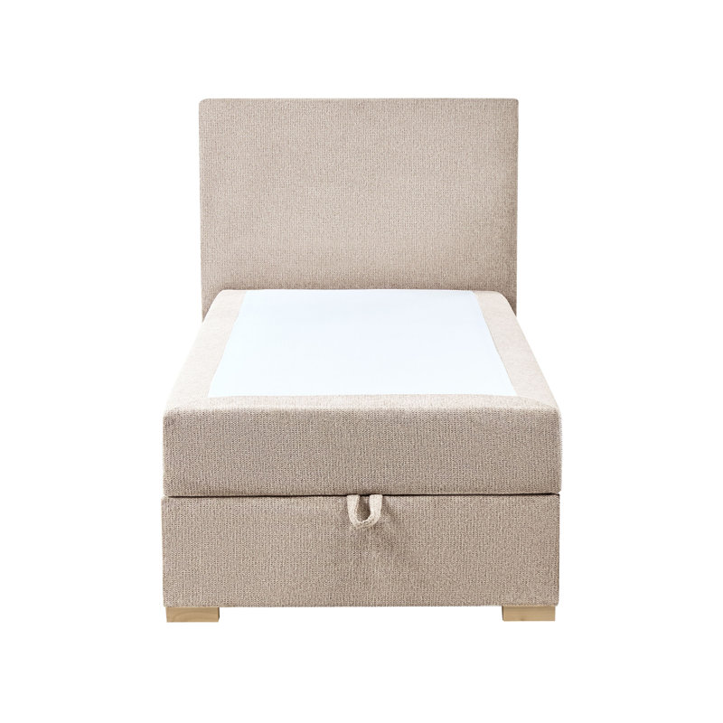 Pocketsprung Divan Bed Set, Taupe, European Single (90 x 200 cm)