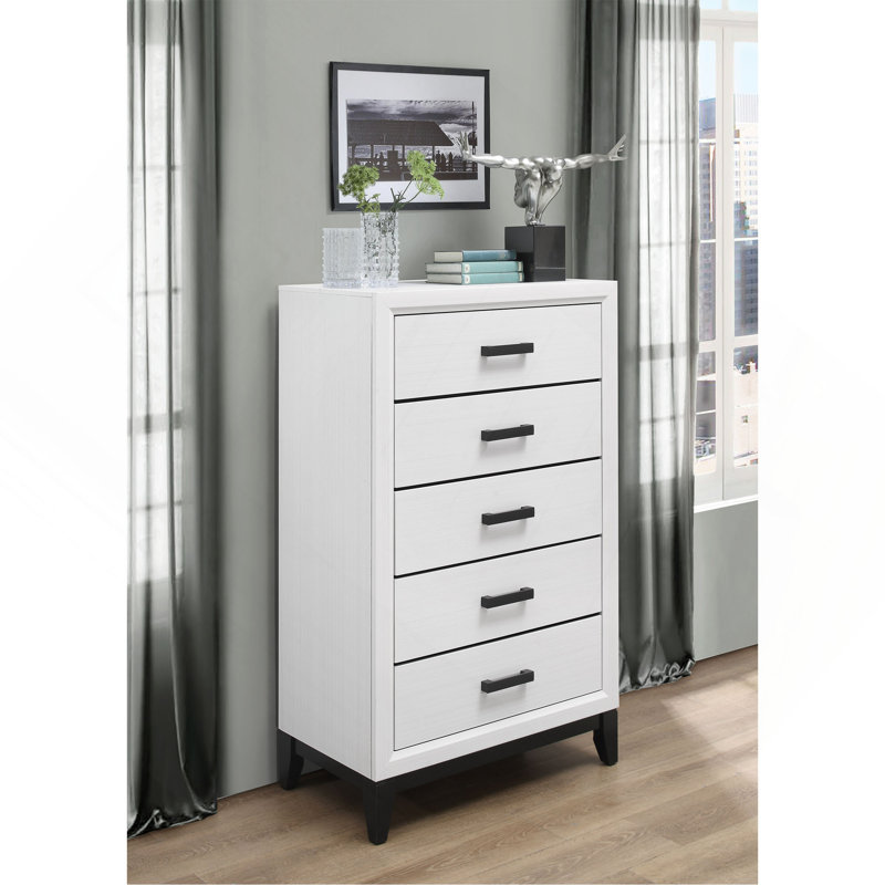 Commode verticale 5 tiroirs