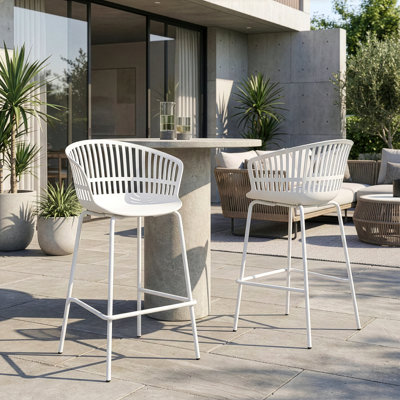 Korrah Counter Stool with Metal Frame