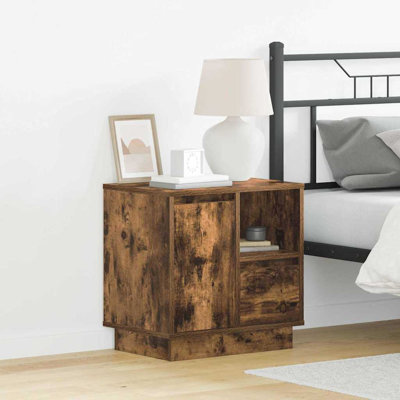 Bedside Cabinet 50 X 34.5 X 50 Cm Engineered Wood