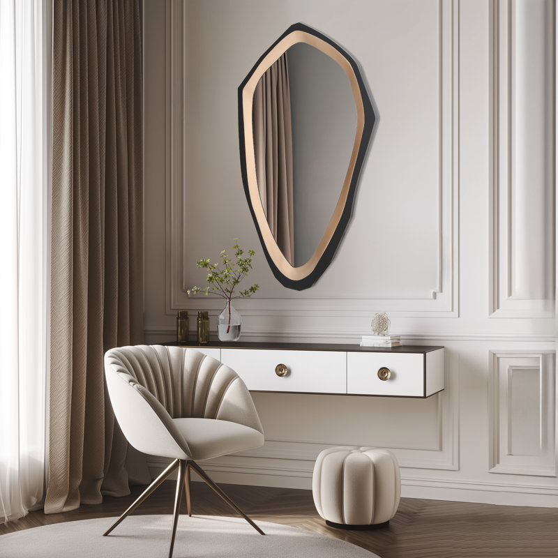 Miroir mural 47 pi H 47,2 po x l 27,6 po