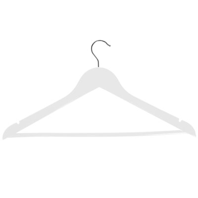 Yerkes Wood Standard Hanger for Dress/Shirt/Sweater