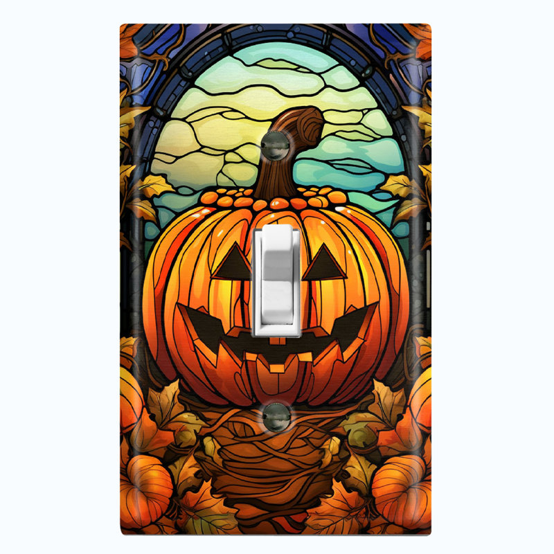 Figurine murale d'Halloween festive et citrouille d'Halloween