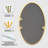 Oval Mirror Bathroom Vanity Mirror Metal Framed Wall-Mounted Mirrors for Bathroom-64922034-64922032