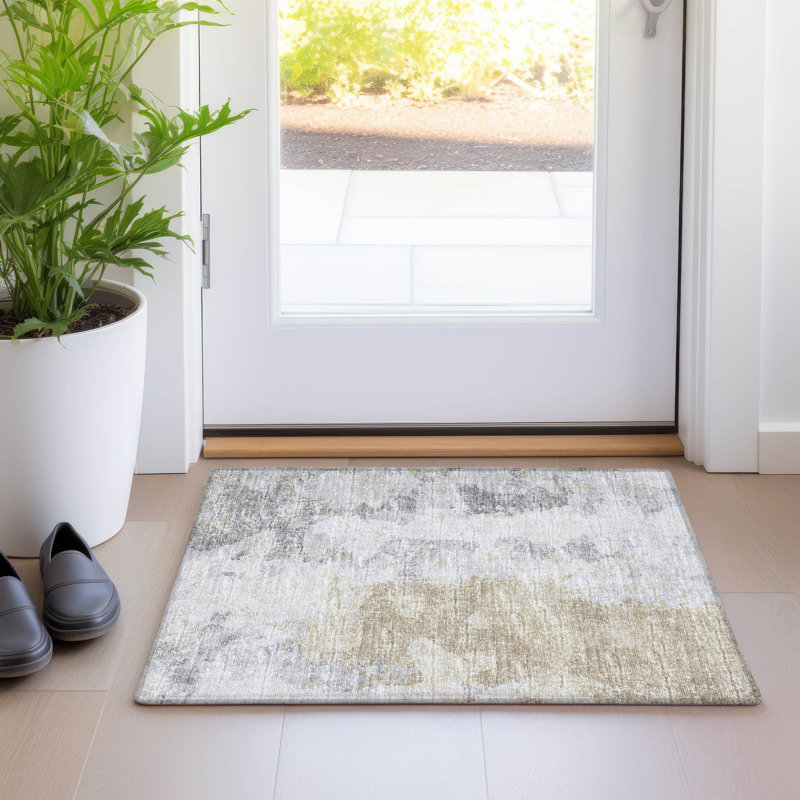 Premium Machine Washable Driessen AMF68 Moody Rug, Rectangle 1'8" x 2'6"