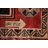 Geometric Red Traditional Rug 4x8