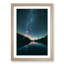 Milky Way Above a Lake in Italy in Abstract - Picture Frame Graphic Art Print-55739987-55739989