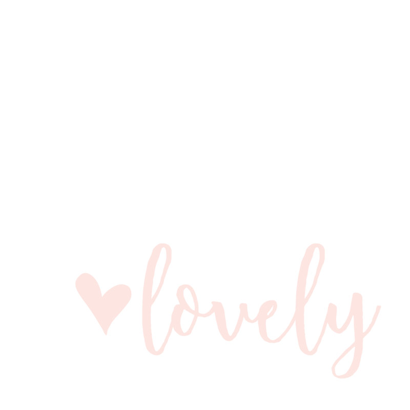 Lovely With Heart - Wrapped Canvas Print, 30cm H x 30cm W x 3.8cm D
