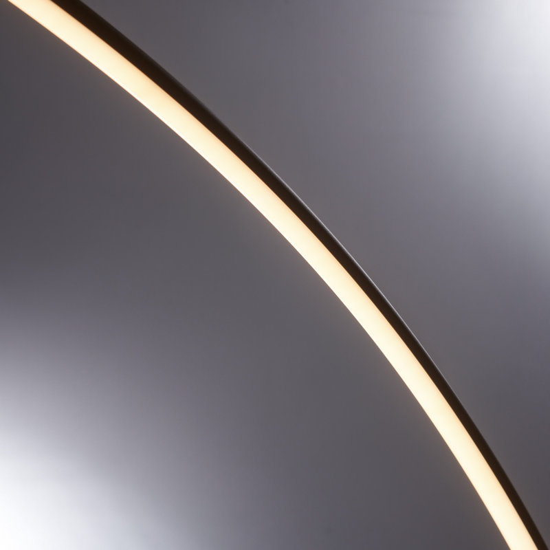 Lampe sur pied DEL 80 po Artimizia, Noir