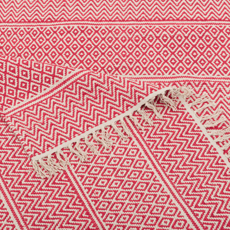 Pringle Striped Wool Area Rug, Rectangle 90 x 160cm